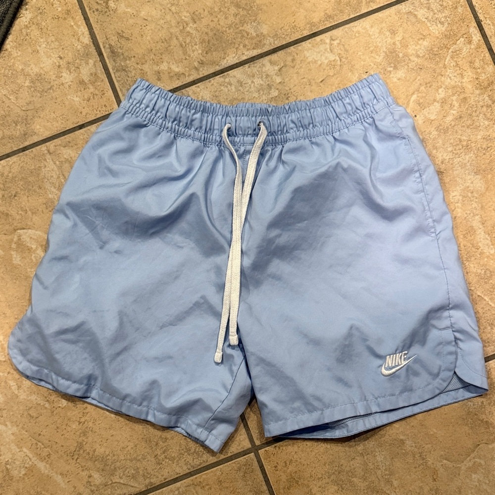 Nike Sportswear Woven Lined Flow Shorts sky blue Mens sz Small